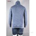 Heren Longsleeve Standcollar Sweatshirt zonder kap